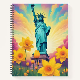 Cuaderno Statue of Liberty in Spring
