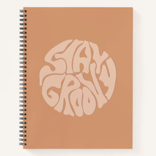 Cuaderno Stay Groovy Retro Beige