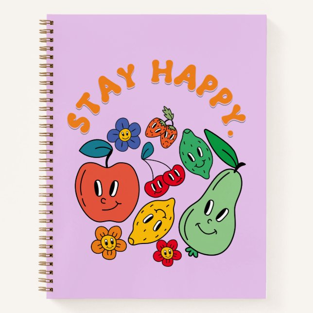 Cuaderno Stay Happy Notebook (Anverso)
