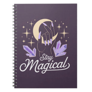 Cuaderno Stay Magical - Witchy Moon & Crystal Journal