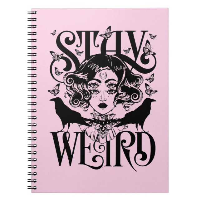 Cuaderno Stay Weird (Frente)