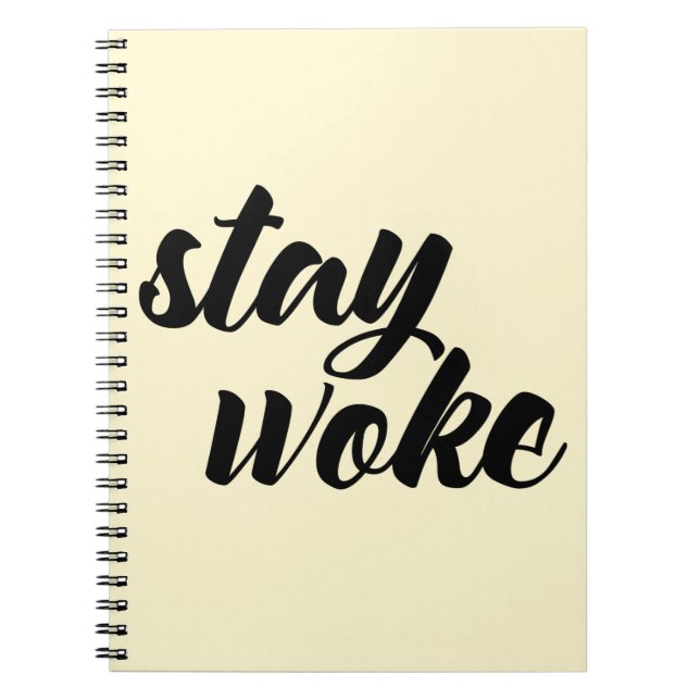 Cuaderno Stay Woke (Frente)