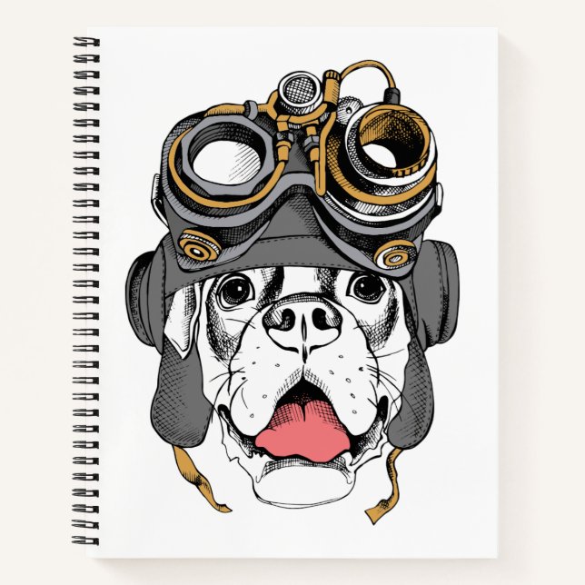 Cuaderno Steampunk Boxer (Anverso)