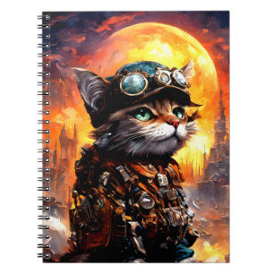 Cuaderno Steampunk Cat II