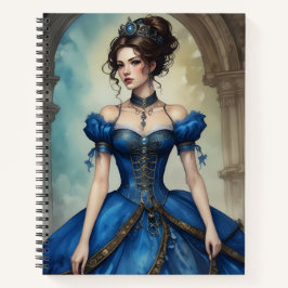 Cuaderno Steampunk en Azul