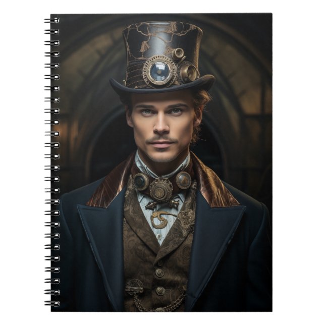 Cuaderno Steampunk Gentleman (Frente)