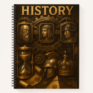 Cuaderno Steampunk History – Vintage Time Travel