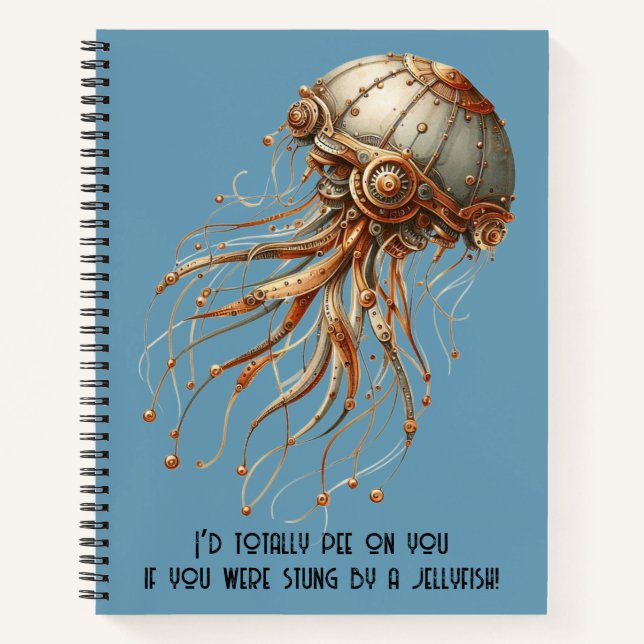 Cuaderno Steampunk Jellyfish (Anverso)
