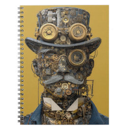 Cuaderno Steampunk Mechanical Gentleman