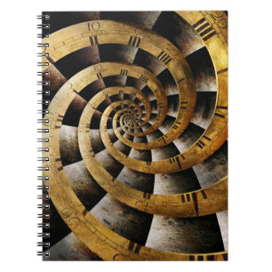 Cuaderno Steampunk - Reloj - El flujo del tiempo