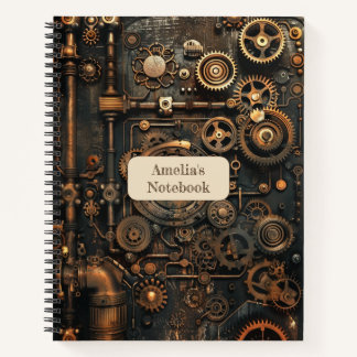 Cuaderno Steampunk Retro