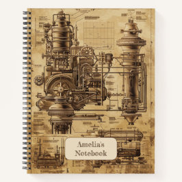 Cuaderno Steampunk Retro