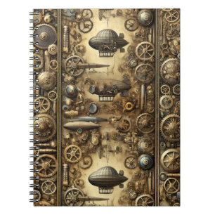 Cuaderno Steampunk Retro-Futurista
