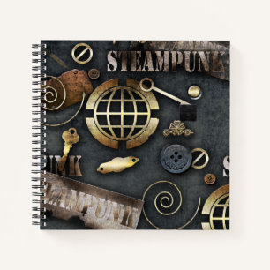 Cuaderno Steampunk, scrapbooking