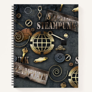 Cuaderno Steampunk, scrapbooking