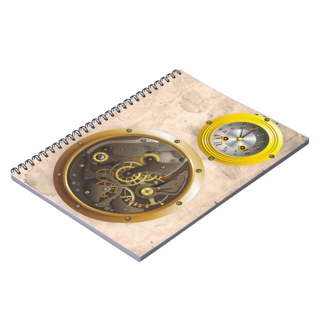 Cuaderno Steampunk Uhr (Lado Izquierdo)