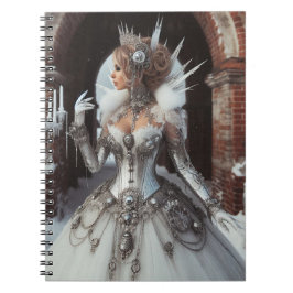 Cuaderno Steampunk Victorian Industrial Winter Queen