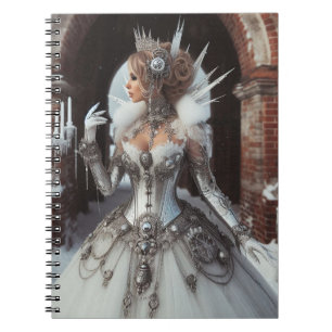 Cuaderno Steampunk Victorian Industrial Winter Queen