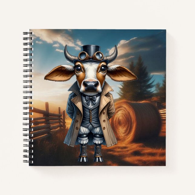 Cuaderno Steampunk Zebu (Anverso)