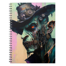 Cuaderno Steampunk Zombie Cowboy