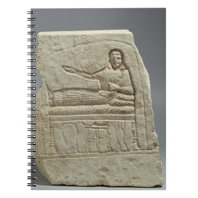 Cuaderno Stela funerario en nombre de la señora Artemis, (Frente)