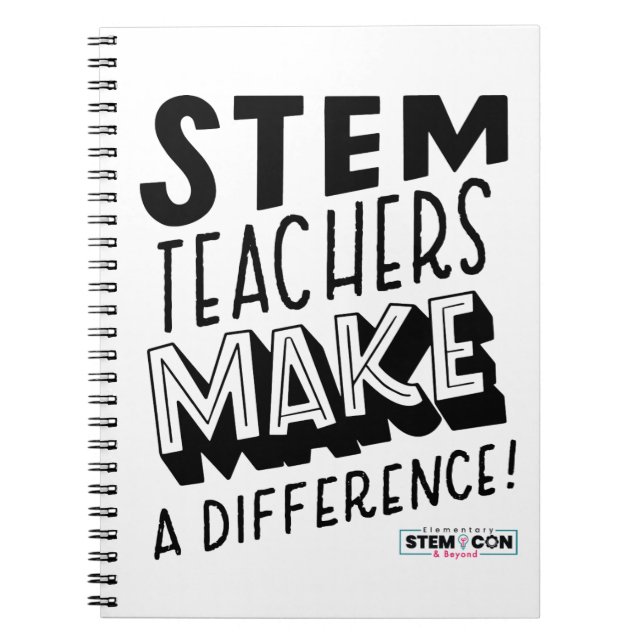 Cuaderno STEM Teachers Make a Difference Notebook (Frente)