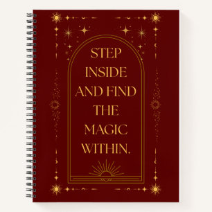 Cuaderno Step Inside y Encuentra la Magia Interior