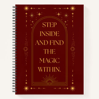 Cuaderno Step Inside y Encuentra la Magia Interior