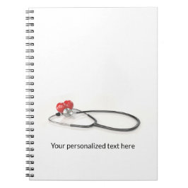 Cuaderno Stethoscope with Heart | Medical Care & Healthcare