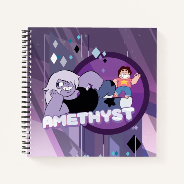 Cuaderno Steven Universe | Gráfica de caracteres antimetist (Anverso)