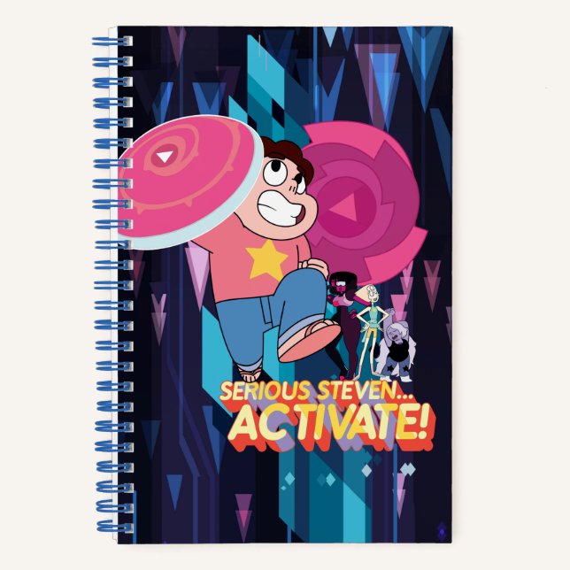 Cuaderno Steven Universe | Steven serio... ¡Activa! (Anverso)