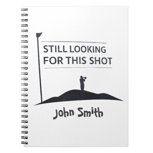 Cuaderno Still Looking For This Shot Custom Name Art (Frente)