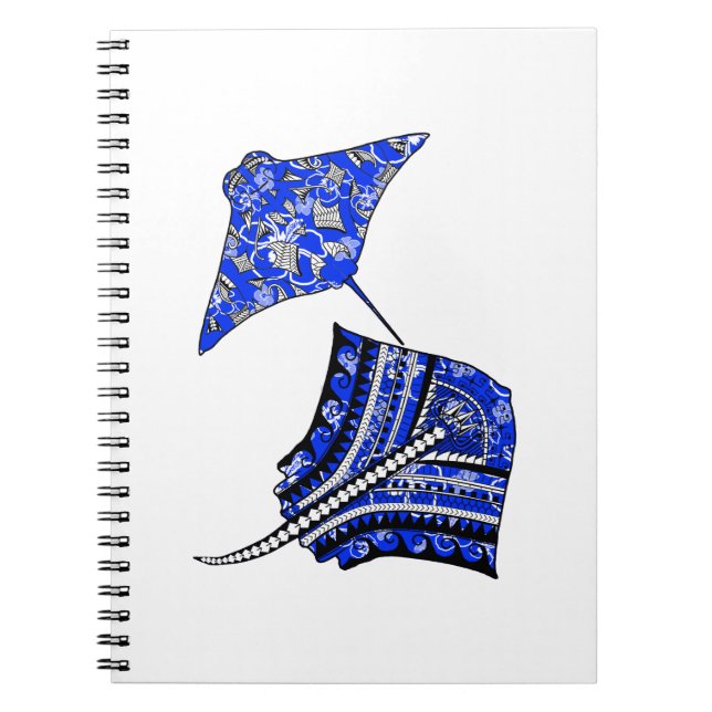 Cuaderno Stingrays tribales (Frente)