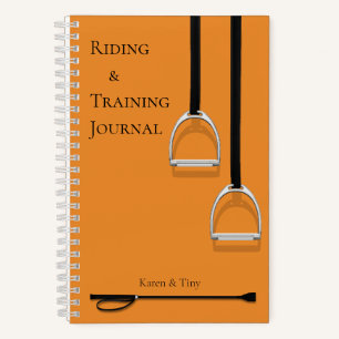 Cuaderno Stirrup Irons & Riding Crop Naranja Ecuestre