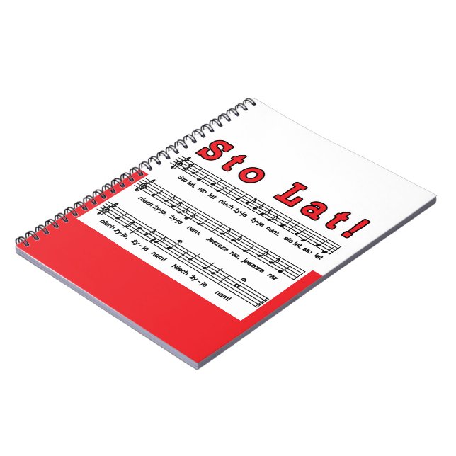 Cuaderno ¡Sto Lat! Canción (Lado Izquierdo)