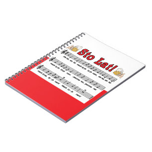 Cuaderno ¡Sto Lat! Canción con tazas de cerveza