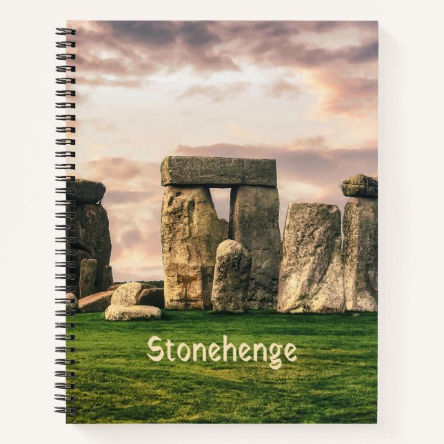Cuaderno Stonehenge Inglaterra Reino Unido (Anverso)
