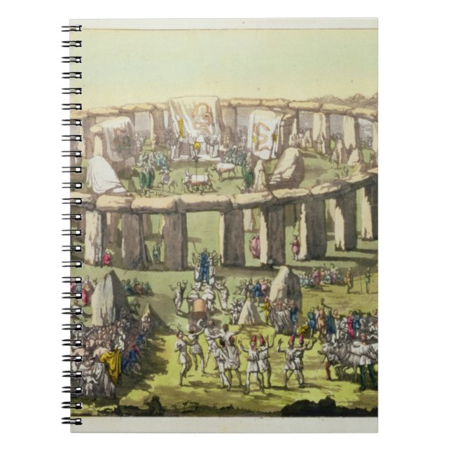 Cuaderno Stonehenge, o un templo circular de los druidas, (Frente)