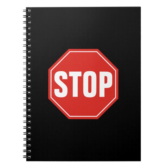 Cuaderno STOP Sign (Frente)
