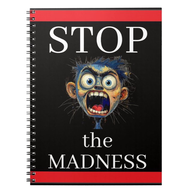 Cuaderno Stop the Madness Notebook (Frente)