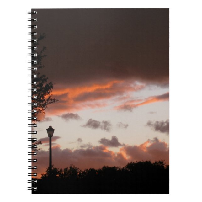 Cuaderno Stormy Texas Sunset (Frente)