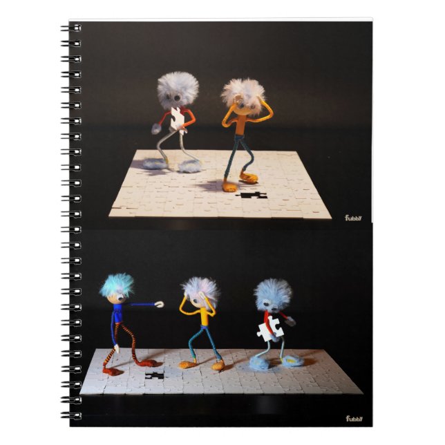 Cuaderno Storytelling puzzelende Fubby's. (Frente)