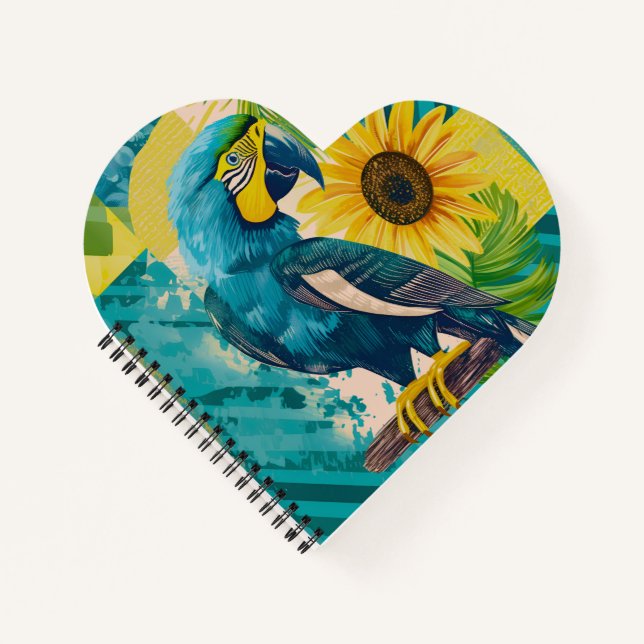 Cuaderno Strahlender Ara im Sonnenschein (Anverso)