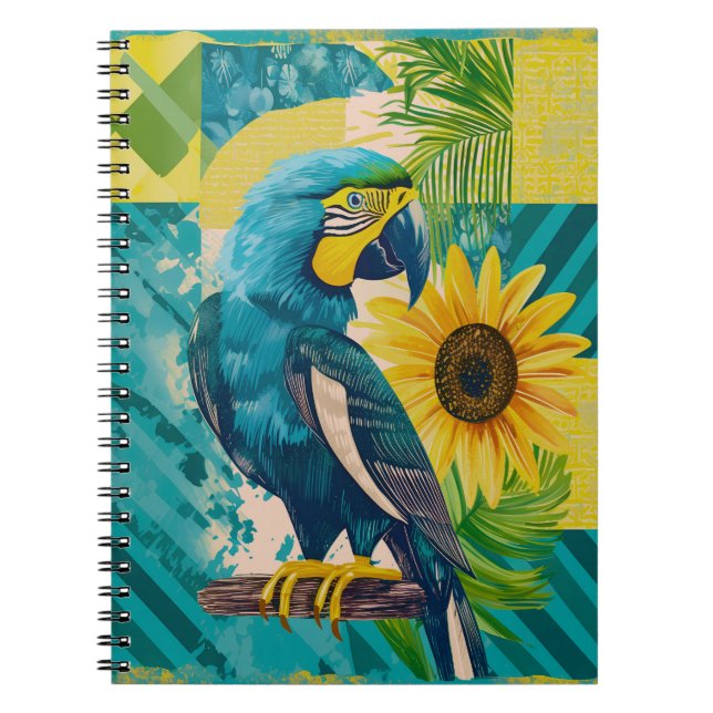 Cuaderno Strahlender Ara im Sonnenschein (Frente)