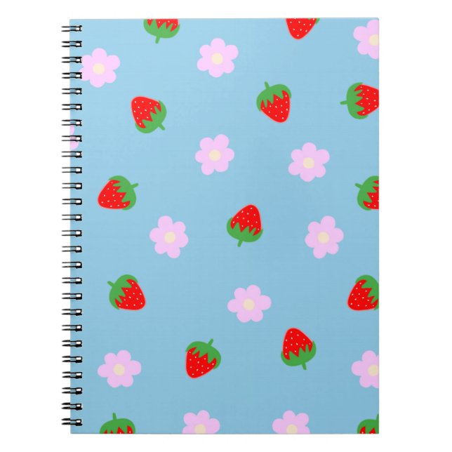 Cuaderno Strawberries & Flowers (Frente)