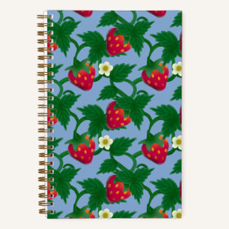 Cuaderno Strawberry Blue