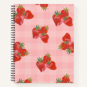Cuaderno Strawberry Fields Estética de Frutas Ad
