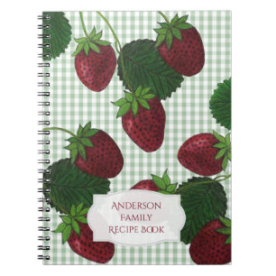 Cuaderno Strawberry Gingham