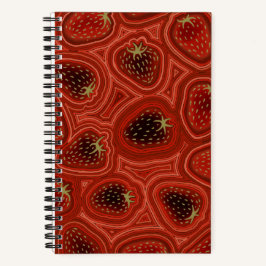 Cuaderno Strawberry swirl Spiral Notebook