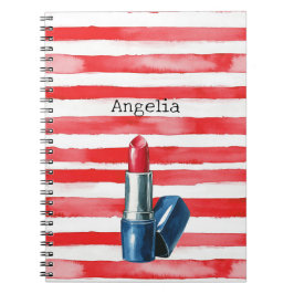Cuaderno Stripes French Riviera Red Lipstick